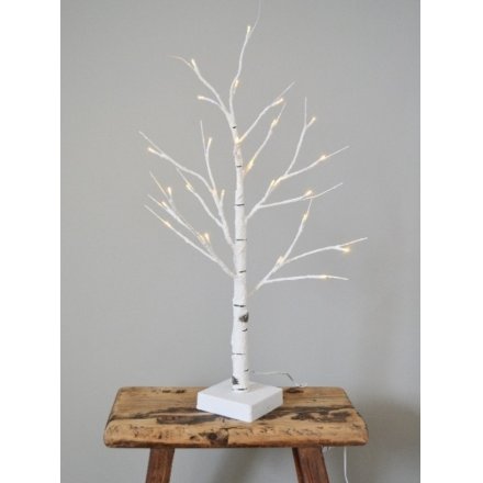 A superior quality light up birch tree for outdoor and indoor use.