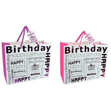 Happy Birthday Gift Bag Large 2a