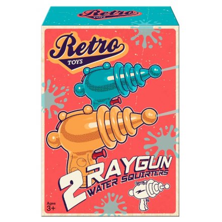 Retro 2 Pack Ray Gun Style Water Gun