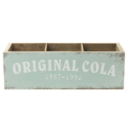 Original Cola Storage Box, Pastel Green 26cm