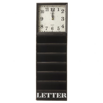 Letter Rack Clock