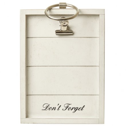 Hanging Wooden Don't Forget Note Board