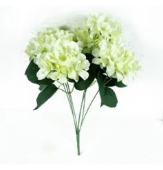 A beautiful, fine quality hydrangea bunch in white. Ideal for many themes, seasons and events.