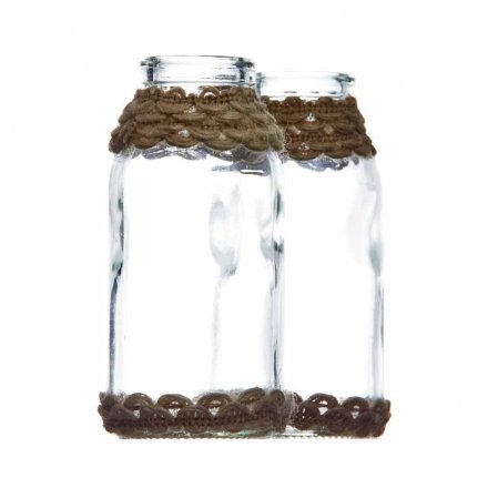 Decorative Glass Jars, Mix