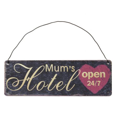 Mum's Hotel Open Sign