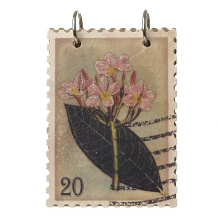 2 Ring Notebook Stamp Design/leaf
