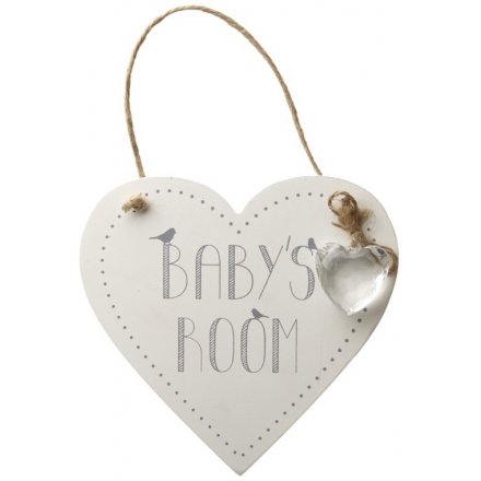 Baby Room Heart Sign