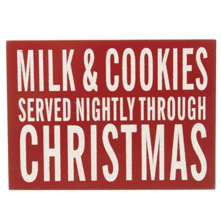 Milk & Cookies Sign