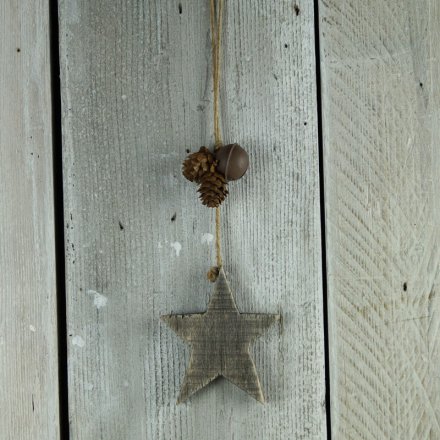 Driftwood Star Hanging Decoration 