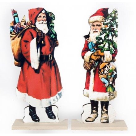 Santa Decorations Freestanding Mix 20cm