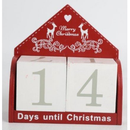 Christmas Countdown Block Calendar