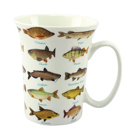 Fish Fine China Trumpet Mug