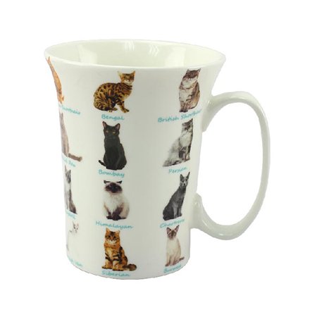 Cat Breeds Trumpet Mug