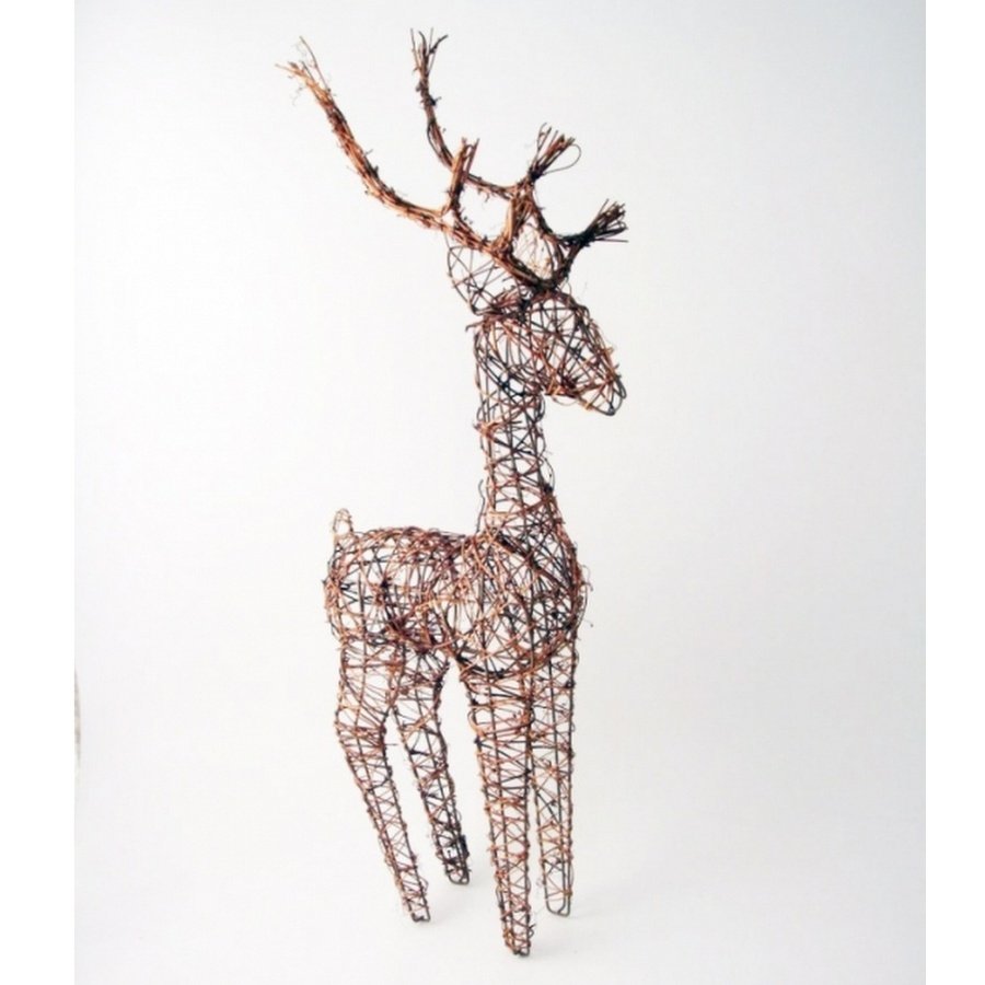 Wicker Reindeer Decoration | 25801 | Christmas / Display and Light Up ...