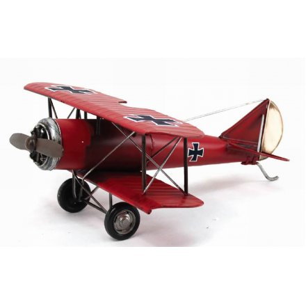 Airplane Red Baron Tin Model