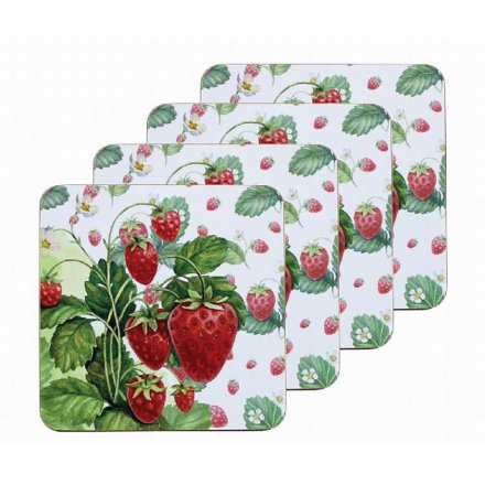 Strawberry Fayre Coasters, Set 4