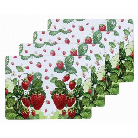 Strawberry Fayre Placemats, Set 4