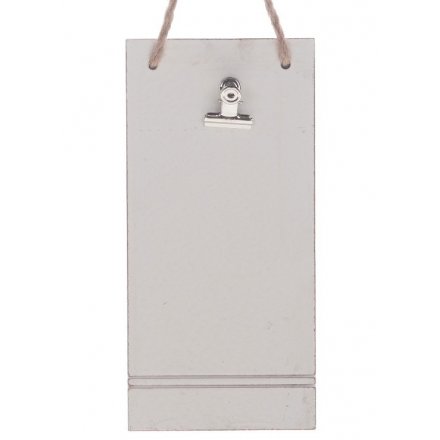 Wooden Wall Hanger Clip, White