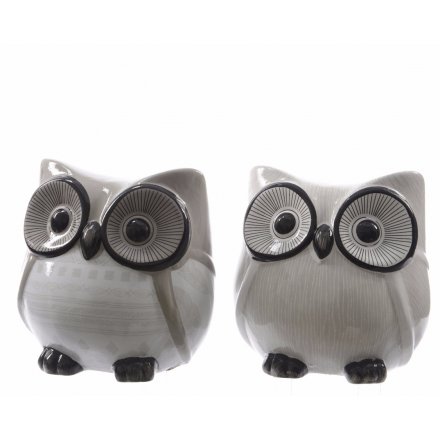 11cm Decorative Owls, 2a