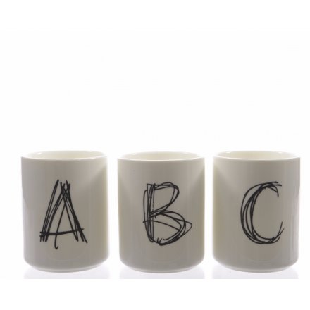 ABC Porcelain Mug Assortment