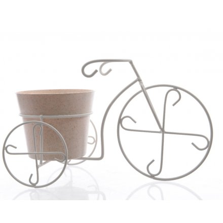 Iron Bike Stand With Planter