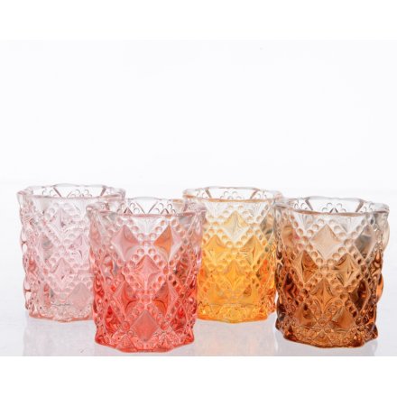Decorative Ombre T-Light Holders, 4a
