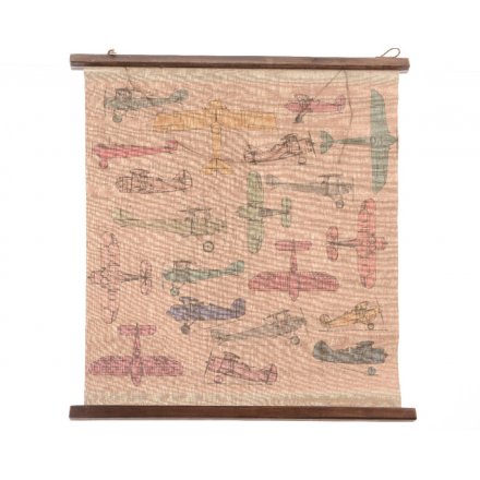 Airplane Cotton Wall Hanging 70cm