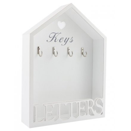 White Key & Letter Rack                 