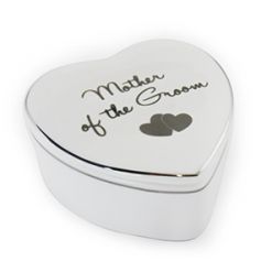 Pretty heart trinket box for the Mother of the Groom