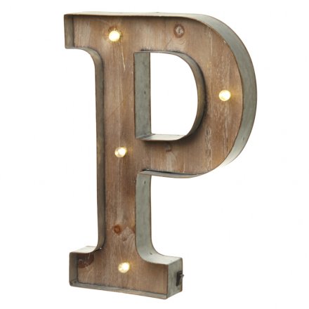 LED Letter P