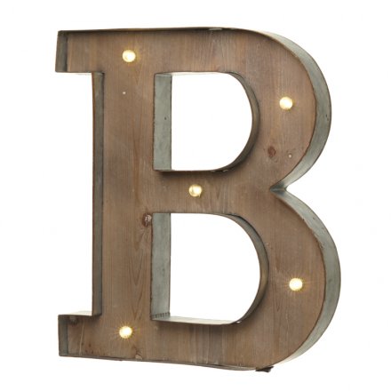 LED Letter B