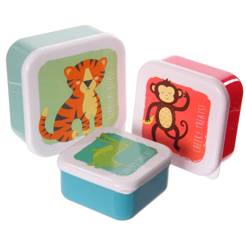 Zoo Animal Lunch Boxes 26902 Kids / Decorations Rosefields