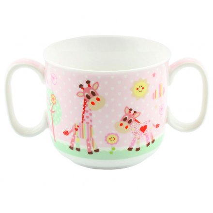 Little Sunshine Handle Mug Pink         