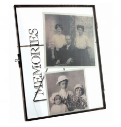 Chic standing memories picture frame with Memories text