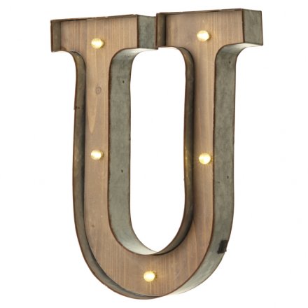 LED Letter U
