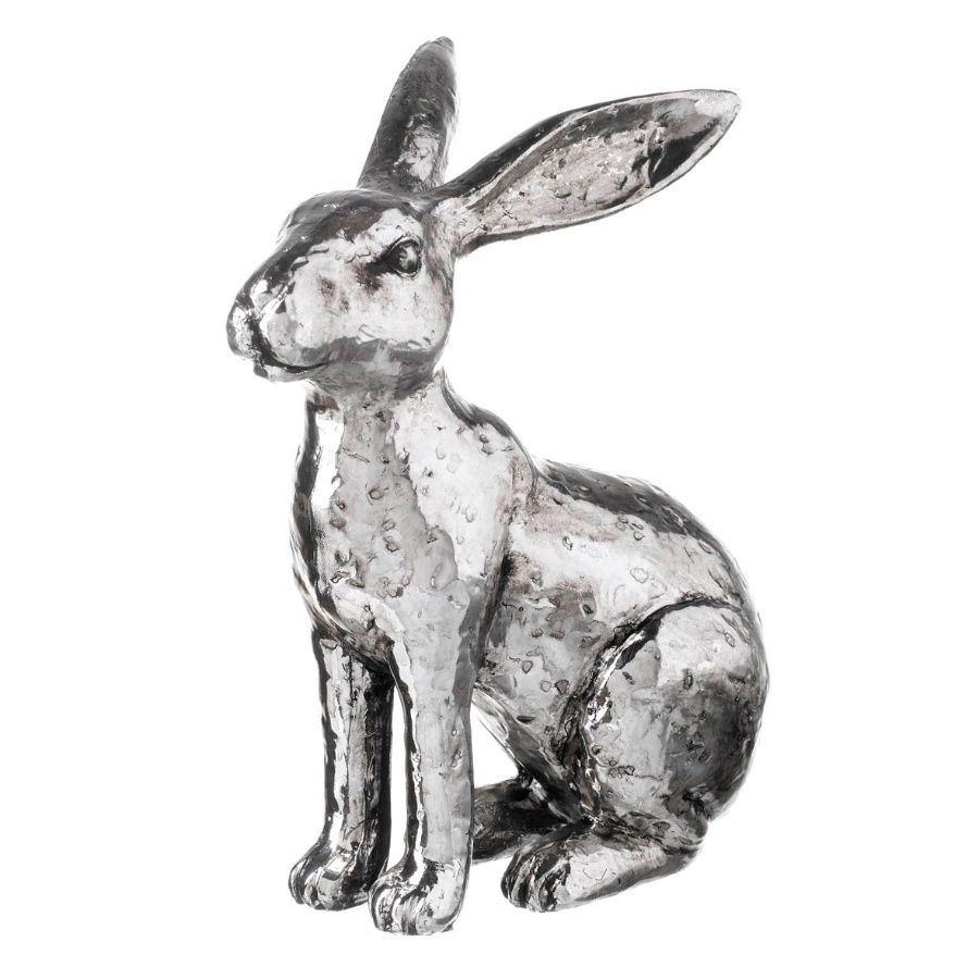COD659 / Resin Silver Rabbit 27154 Interior Decor / Ornamental