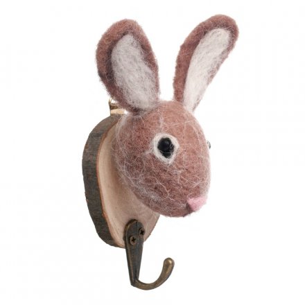 Decorative Woollen Rabbit Hook