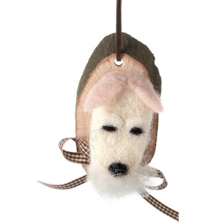 Decorative Woollen Dog Decoration