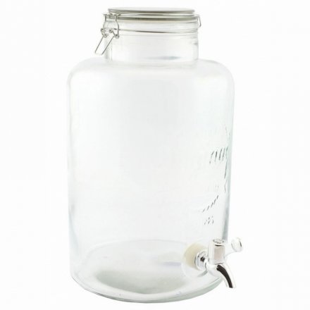 Mason Jar Drink Dispenser, 8 Litre