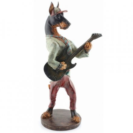 Dog Musician Guitar    