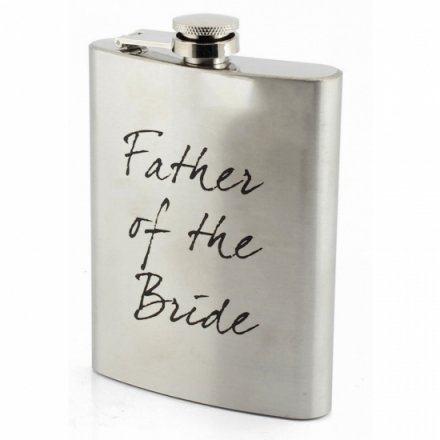 Hip Flask Father Of Bride   