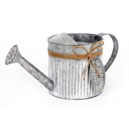 Zinc Watering Can Planter