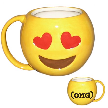 Love Eyes Emoji Mug