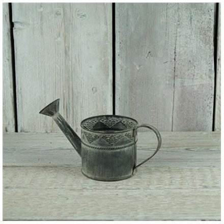 Decorated Zinc Watering Can