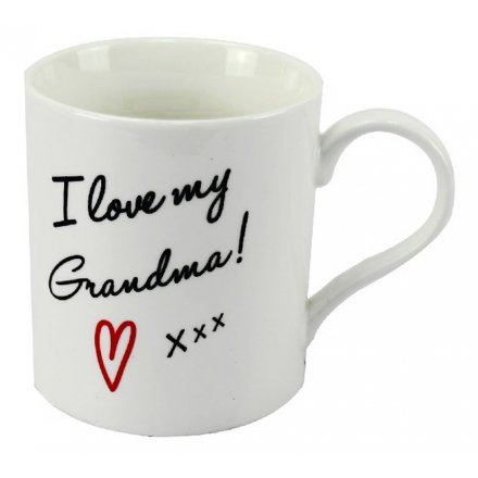 I Love My Grandma Fine China Mug
