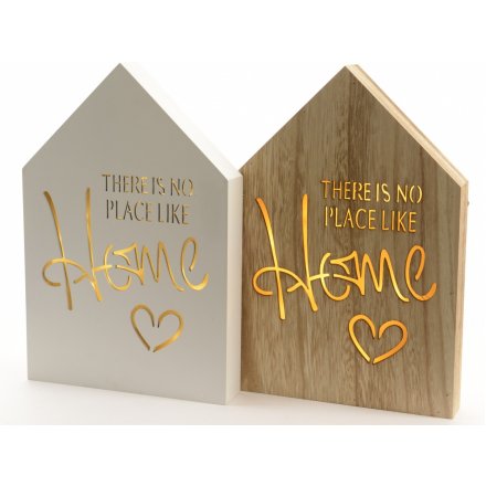 Wooden LED Home Plaque, 2a
