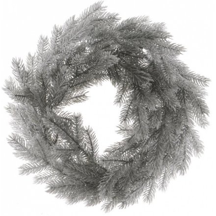 Frosted Xmas Wreath XL 60cm