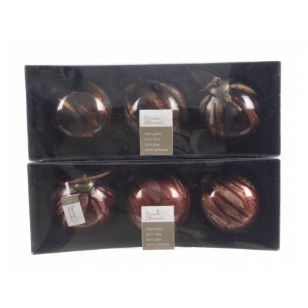 Marble Finish Baubles, 2a