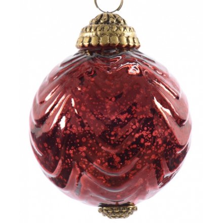 Red Antique Bauble