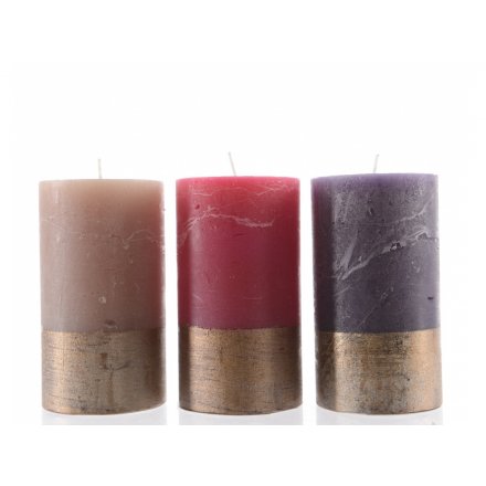 Colour Pillar Candles, 3a